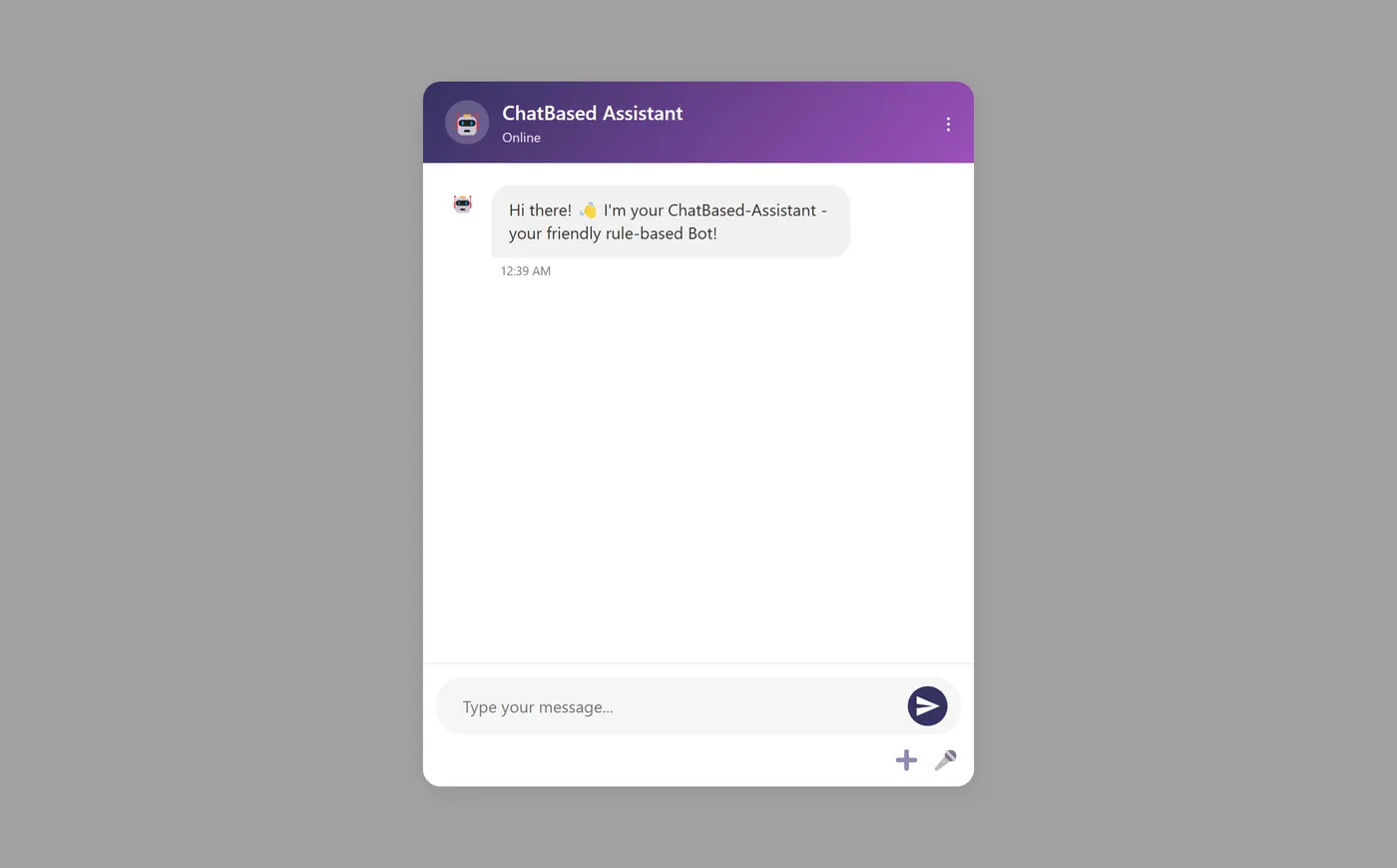 ChatBased Assistant screenshot