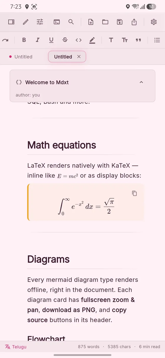 Math with KaTeX